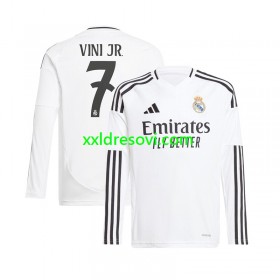 Real Madrid Vinicius Junior 7 Domaći Nogometni Dres 2024-2025 Dugim Rukavima